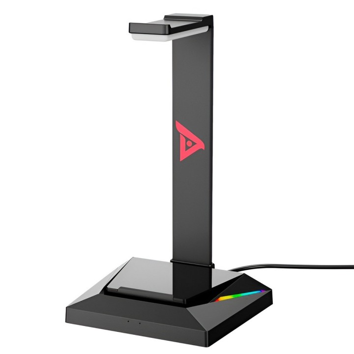 Soporte Para Auriculares Gamer Rgb We-100 Hub Usb