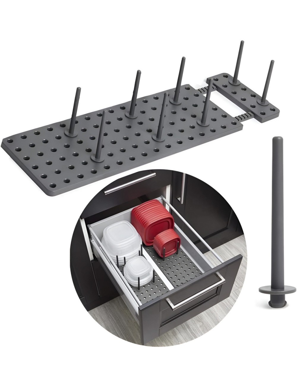 Organizador De Gavetas Ajustable Multiusos Para Cocina Umbra