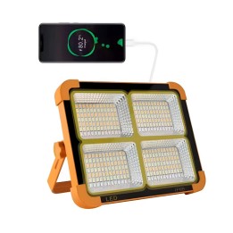 Reflector Solar Portátil 300w Recargable Power Bank Exterior