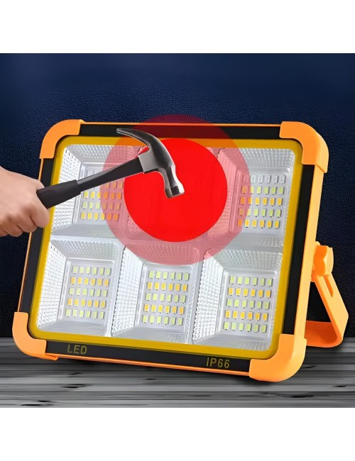 Reflector Solar Portátil 300w Recargable Power Bank Exterior