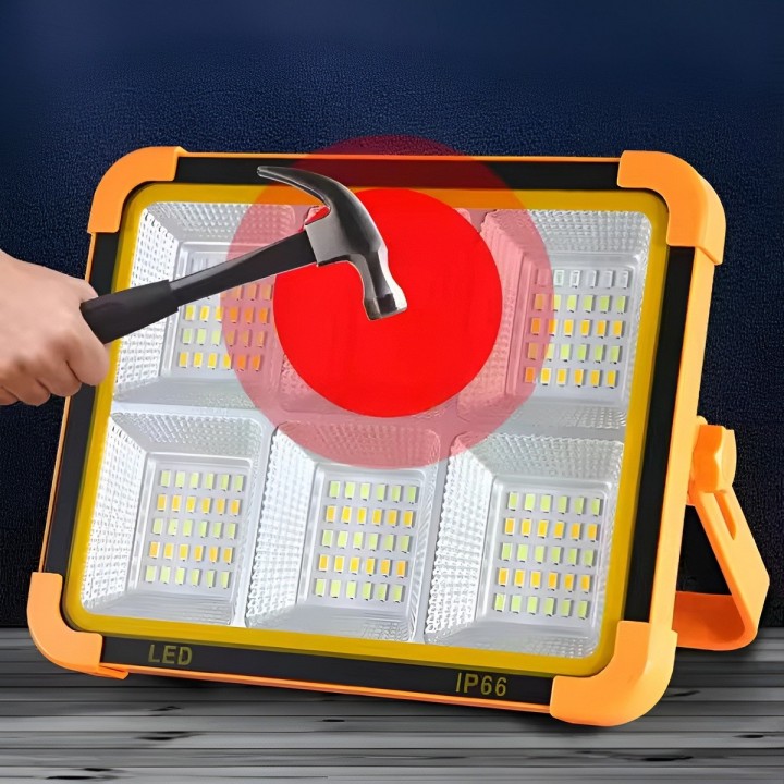 Reflector Solar Portátil 300w Recargable Power Bank Exterior