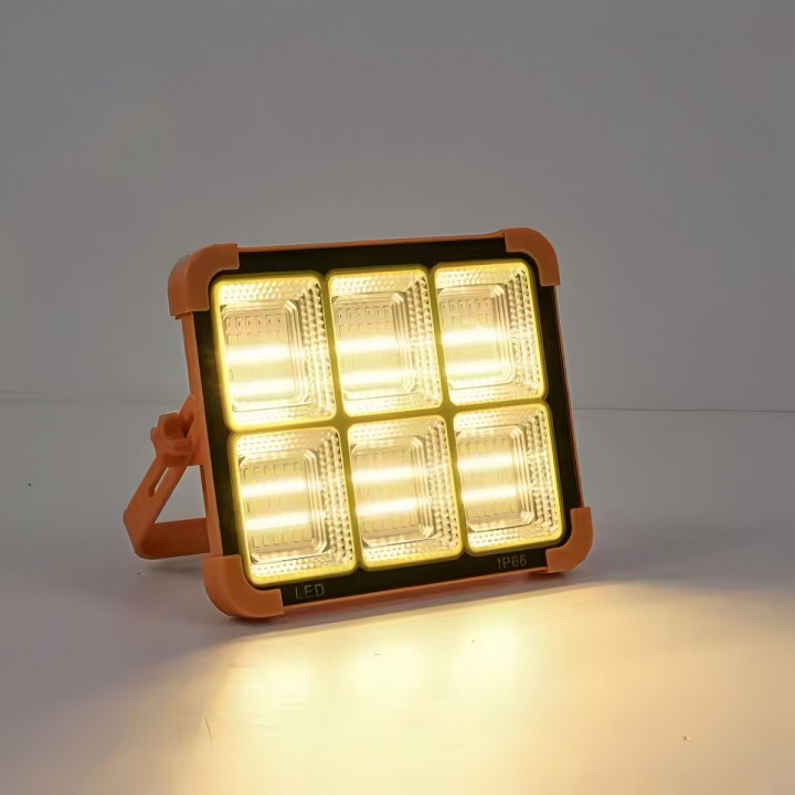 Reflector Solar Portátil 300w Recargable Power Bank Exterior