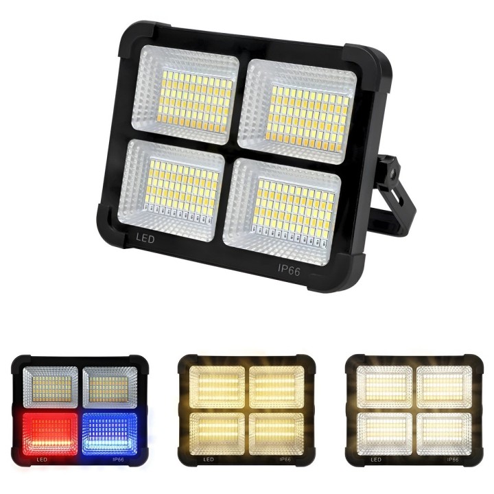 Reflector Solar Portátil 120w Recargable Power Bank Exterior