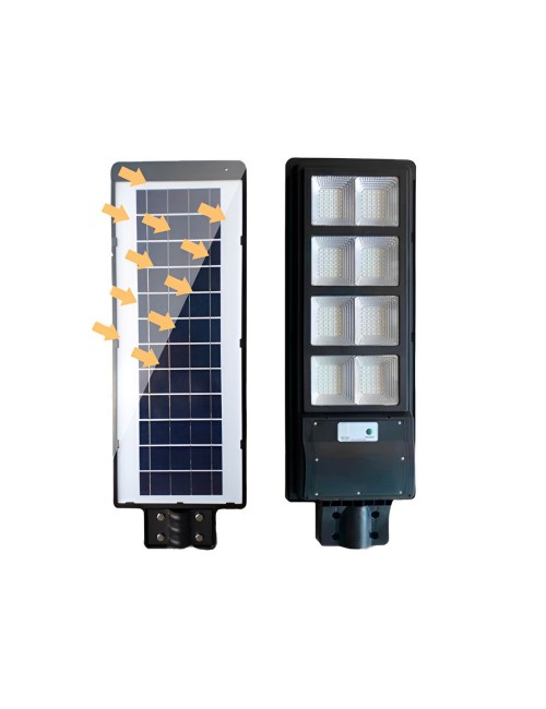 Lámpara Solar Suburbana Led Exterior Sensor + Control
