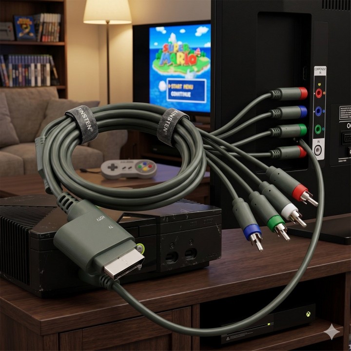 Cable Compatible Para Xbox Clásica Alta Definición Hd 1080i