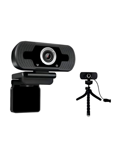 Cámara Web 2k Full Hd Micrófono Trípode Enfoque Automático