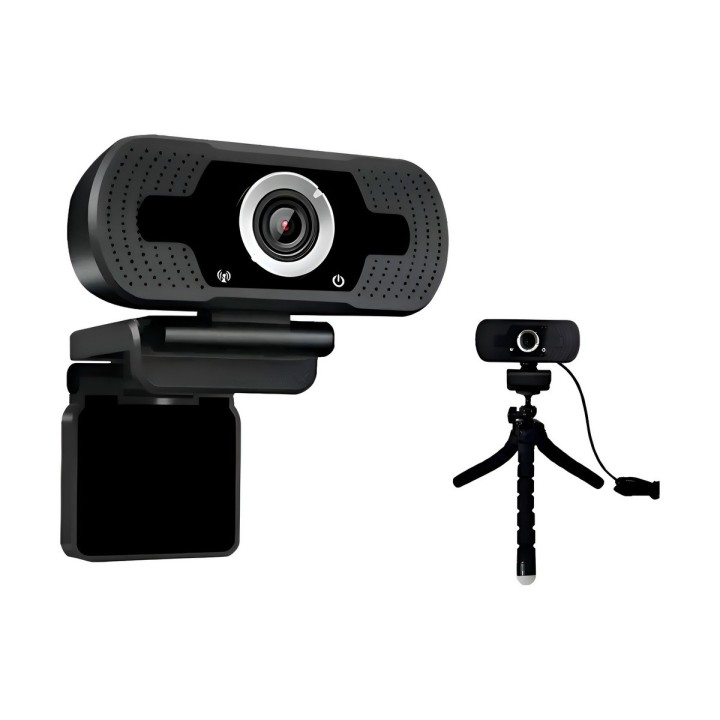 Cámara Web 2k Full Hd Micrófono Trípode Enfoque Automático