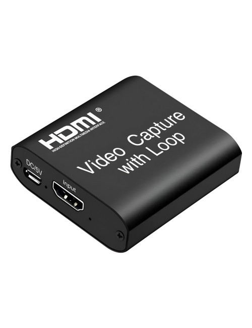 Capturadora De Video Hdmi A Usb 1080p 60fps Con Salida Loop