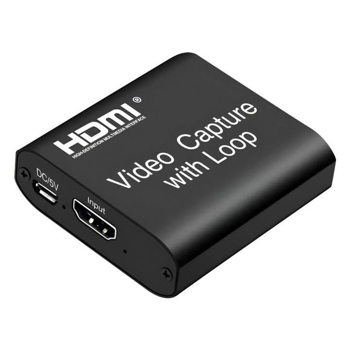 Capturadora De Video Hdmi A Usb 1080p 60fps Con Salida Loop