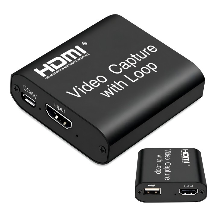 Capturadora De Video Hdmi A Usb 1080p 60fps Con Salida Loop