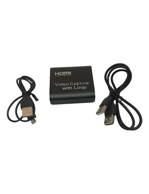 Capturadora De Video Hdmi A Usb 1080p 60fps Con Salida Loop