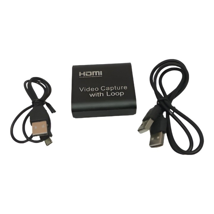 Capturadora De Video Hdmi A Usb 1080p 60fps Con Salida Loop