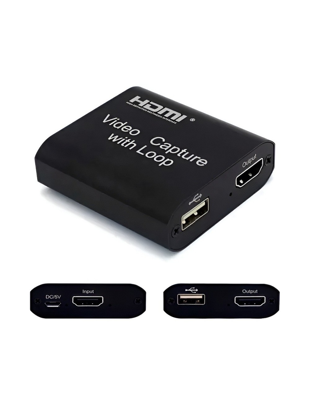 Capturadora De Video Hdmi A Usb 1080p 60fps Con Salida Loop