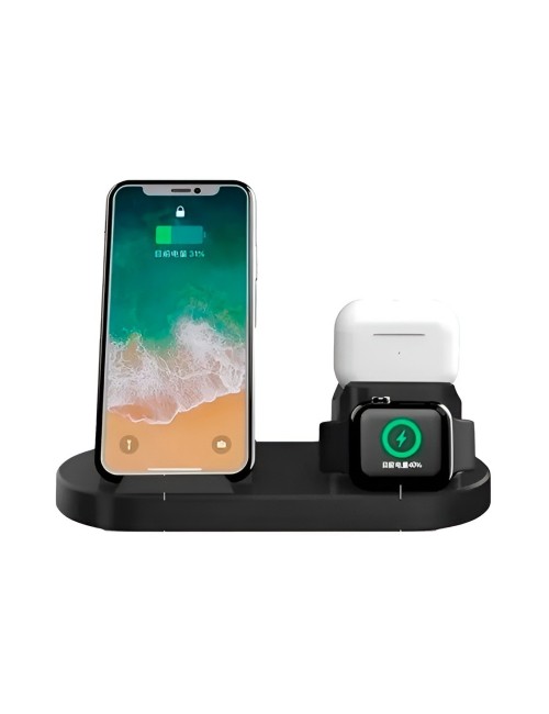 Estacion De Carga Inalambrica 3 En 1 Carga Rapida Universal