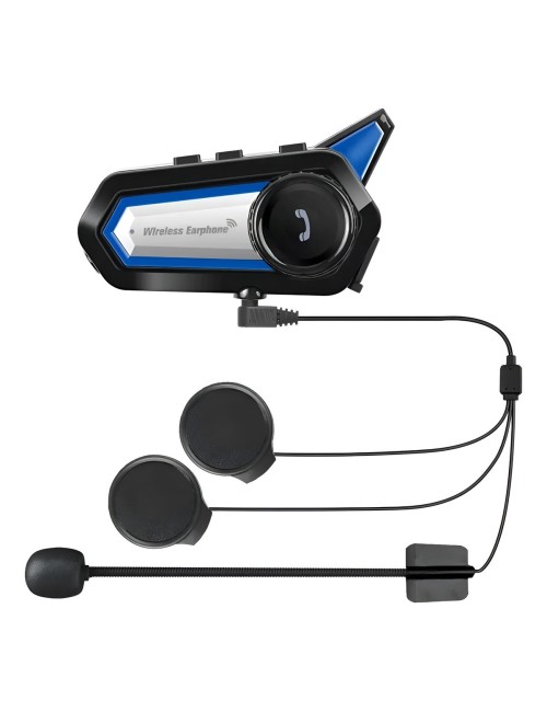 Intercomunicador Casco Moto Bluetooth Manos Libres Ip67