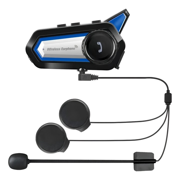 Intercomunicador Casco Moto Bluetooth Manos Libres Ip67