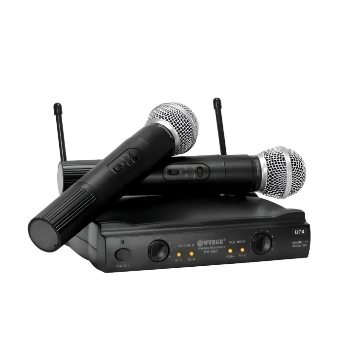Kit 2 Micrófonos Inalámbricos Sm-58ii Profesional Karaoke