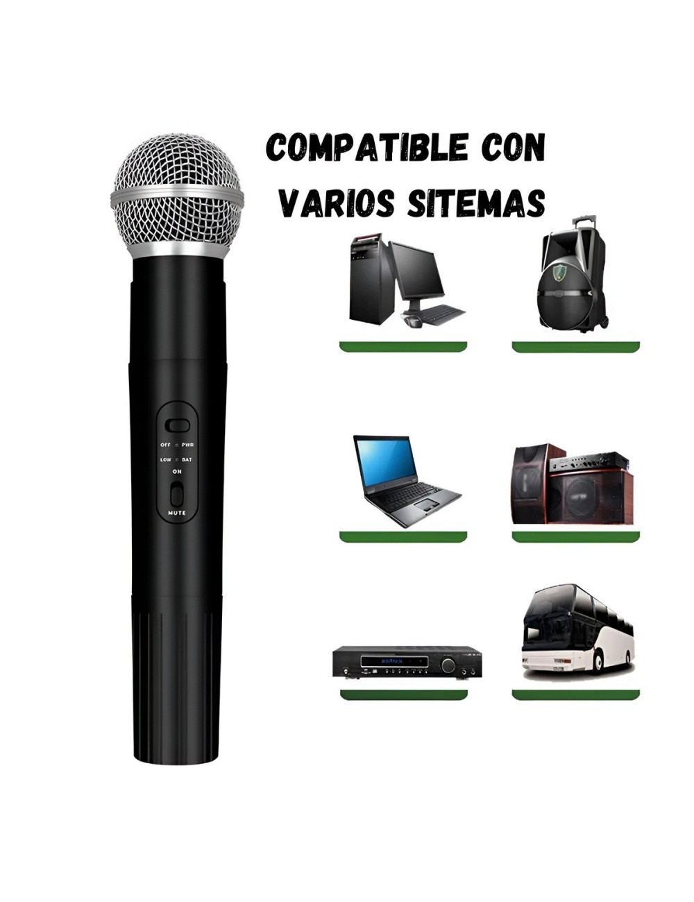 Kit 2 Micrófonos Inalámbricos Sm-58ii Profesional Karaoke
