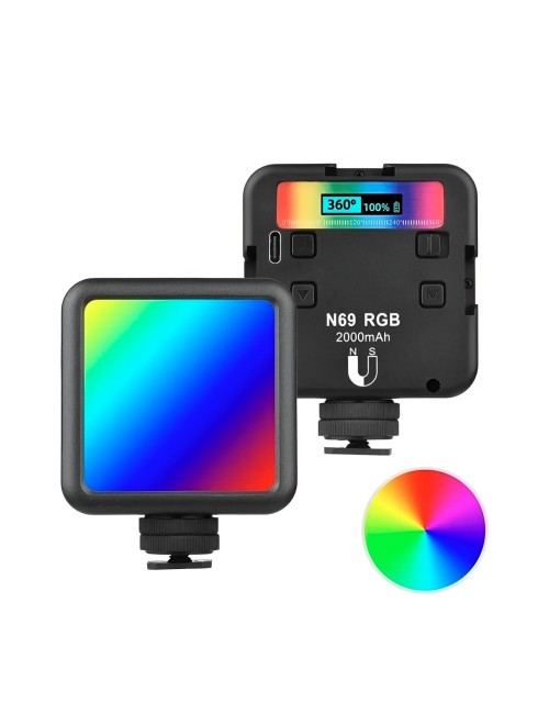 Lámpara Led Rgb N69 Pro 2000mah Fotografía Video Profesional