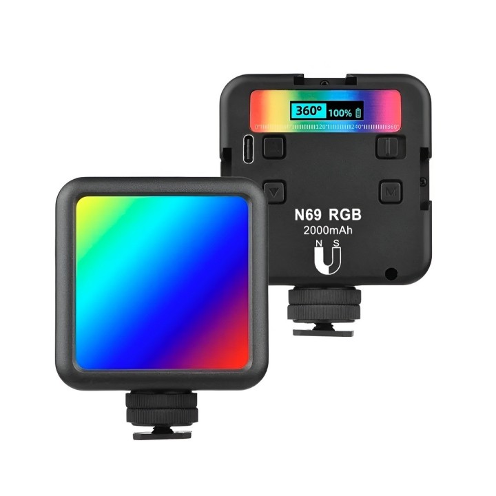 Lámpara Led Rgb N69 Pro 2000mah Fotografía Video Profesional
