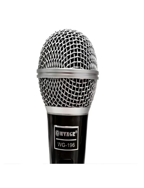 Micrófono Dinámico Alámbrico Wg-196 Profesional Karaoke