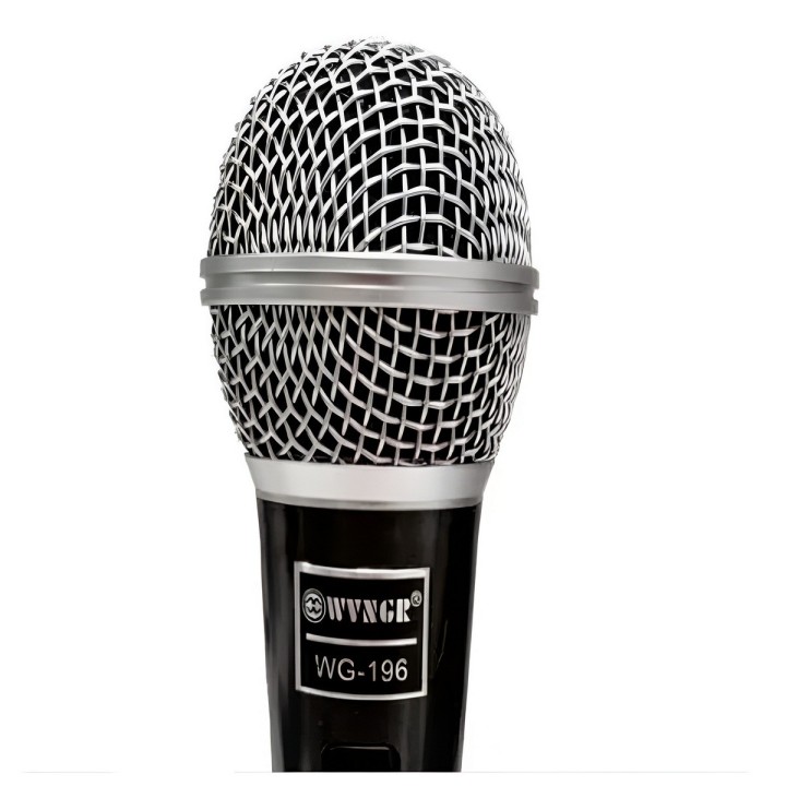 Micrófono Dinámico Alámbrico Wg-196 Profesional Karaoke