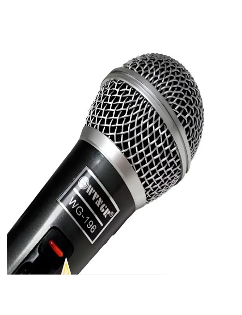 Micrófono Dinámico Alámbrico Wg-196 Profesional Karaoke