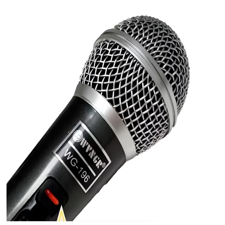 Micrófono Dinámico Alámbrico Wg-196 Profesional Karaoke