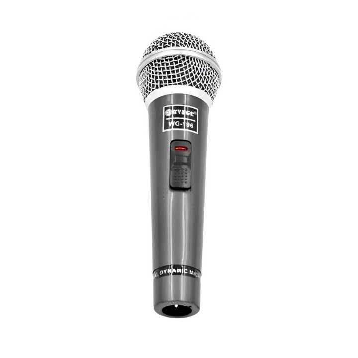 Micrófono Dinámico Alámbrico Wg-196 Profesional Karaoke