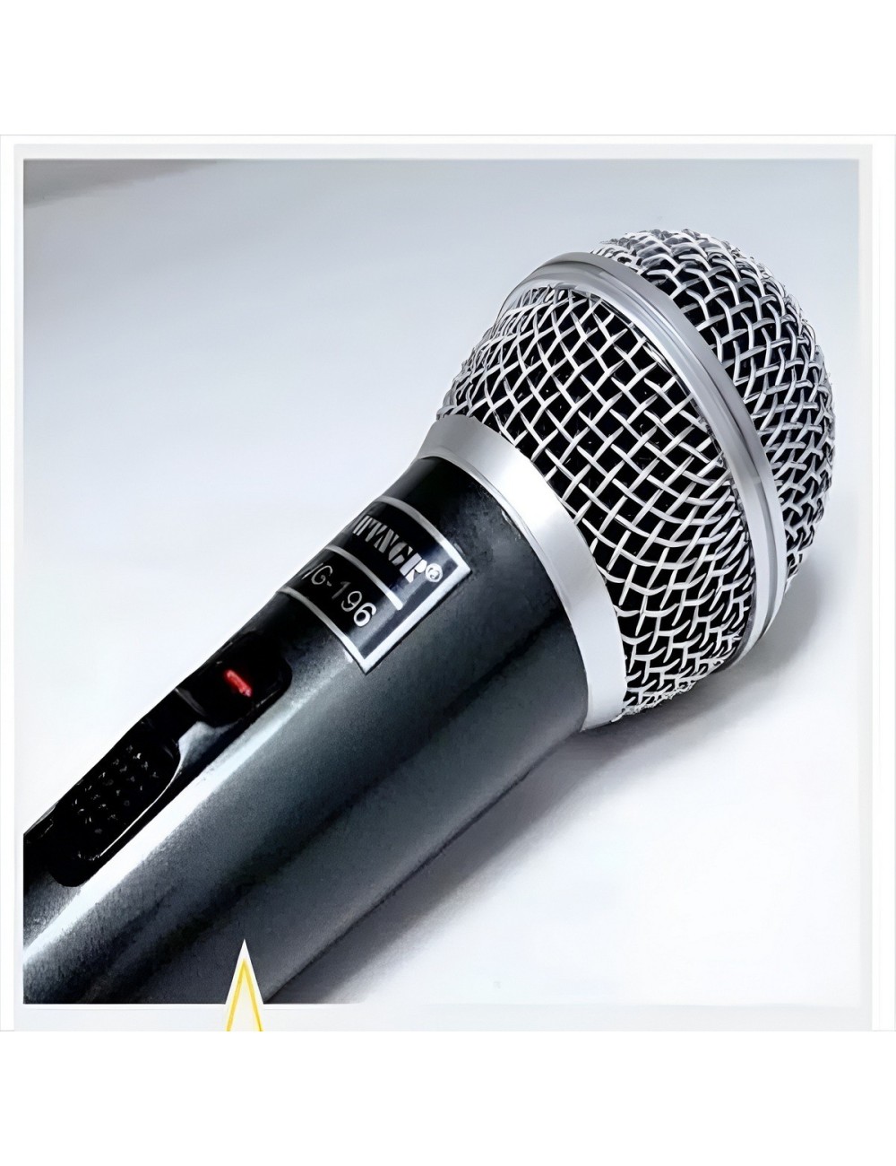 Micrófono Dinámico Alámbrico Wg-196 Profesional Karaoke