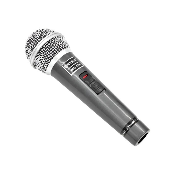Micrófono Dinámico Alámbrico Wg-196 Profesional Karaoke