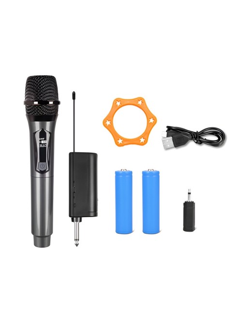 Micrófono Inalámbrico Profesional Uhf Recargable Ttd-m10