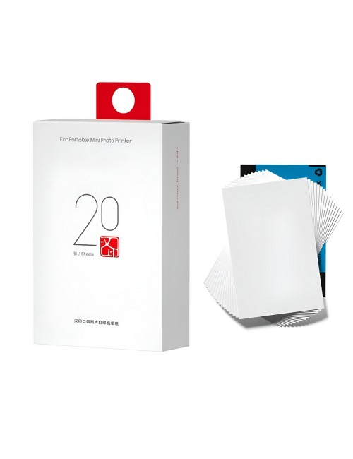 Papel Fotográfico Hprt Zink 2x3 Pulgadas Autoadhesivo 20 Und