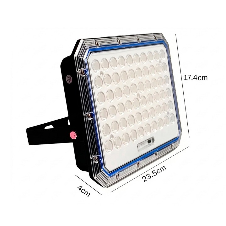 Reflector Solar Led 1000w Exterior Ip66 Panel Independiente