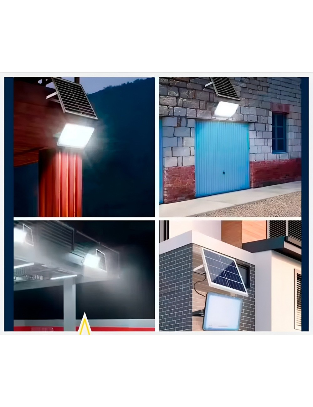 Reflector Solar Led 1000w Exterior Ip66 Panel Independiente