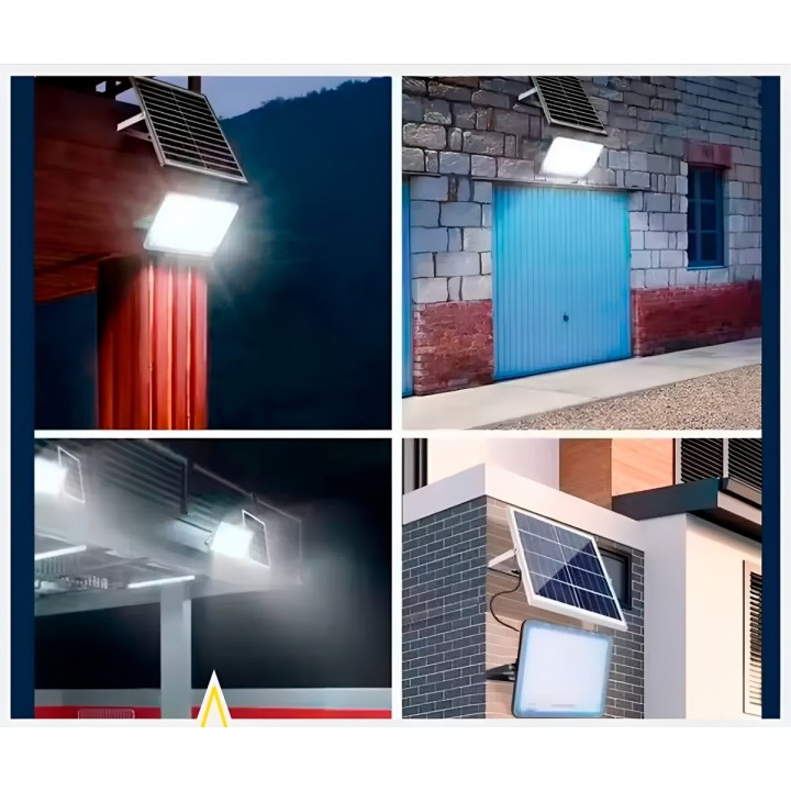 Reflector Solar Led 1000w Exterior Ip66 Panel Independiente