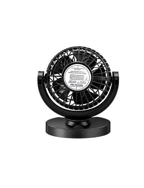 Ventilador Para Carro Camioneta 12v Silencioso Rotación 360°