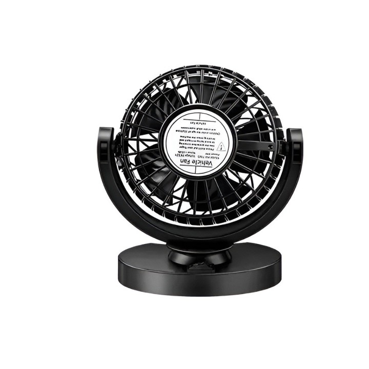 Ventilador Para Carro Camioneta 12v Silencioso Rotación 360°