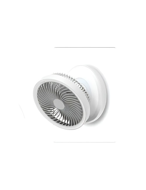 Ventilador Recargable 4000mah Oscilante Led Pared Escritorio
