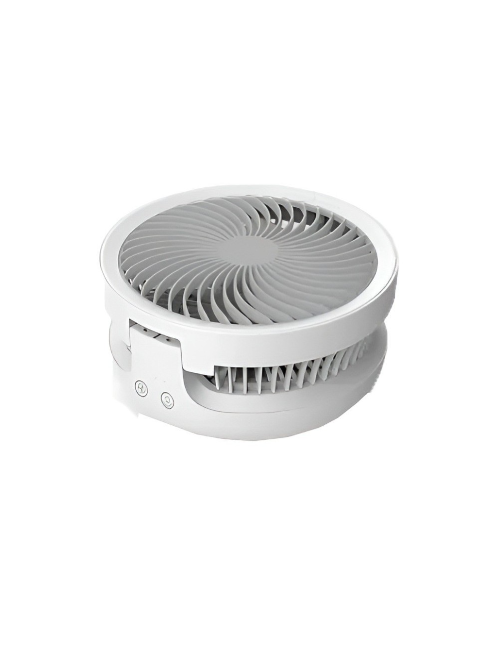 Ventilador Recargable 4000mah Oscilante Led Pared Escritorio