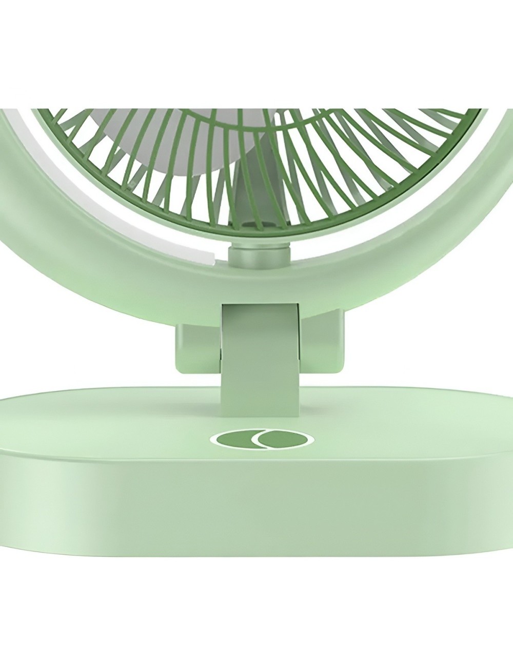 Ventilador Lámpara De Escritorio Recargable Usb Mesa Y Pared