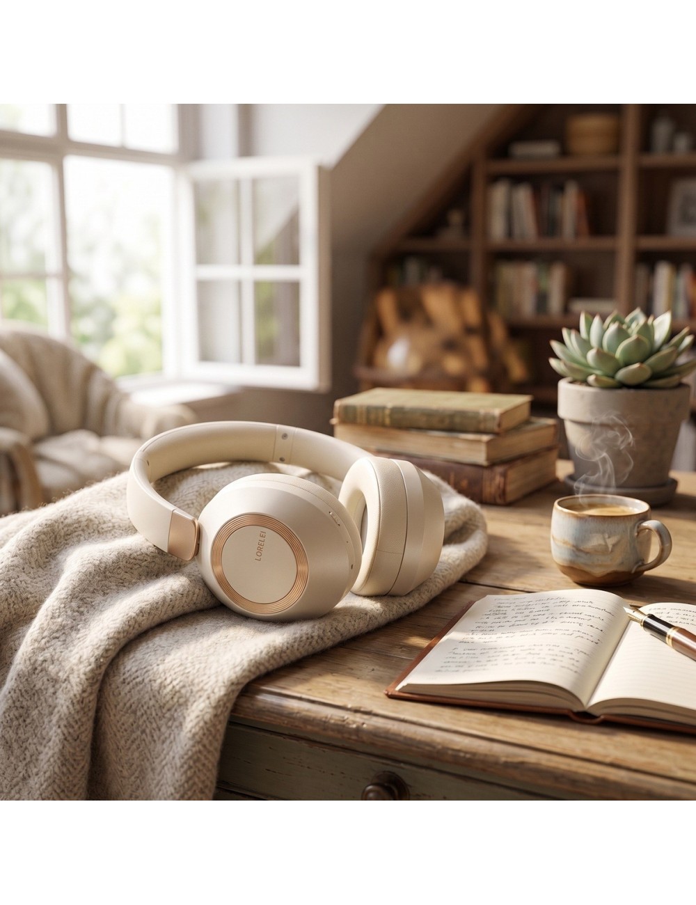 Audífonos Bluetooth 5.4 Diadema Plegable 40h Batería