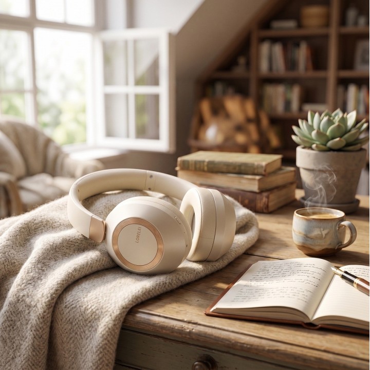 Audífonos Bluetooth 5.4 Diadema Plegable 40h Batería