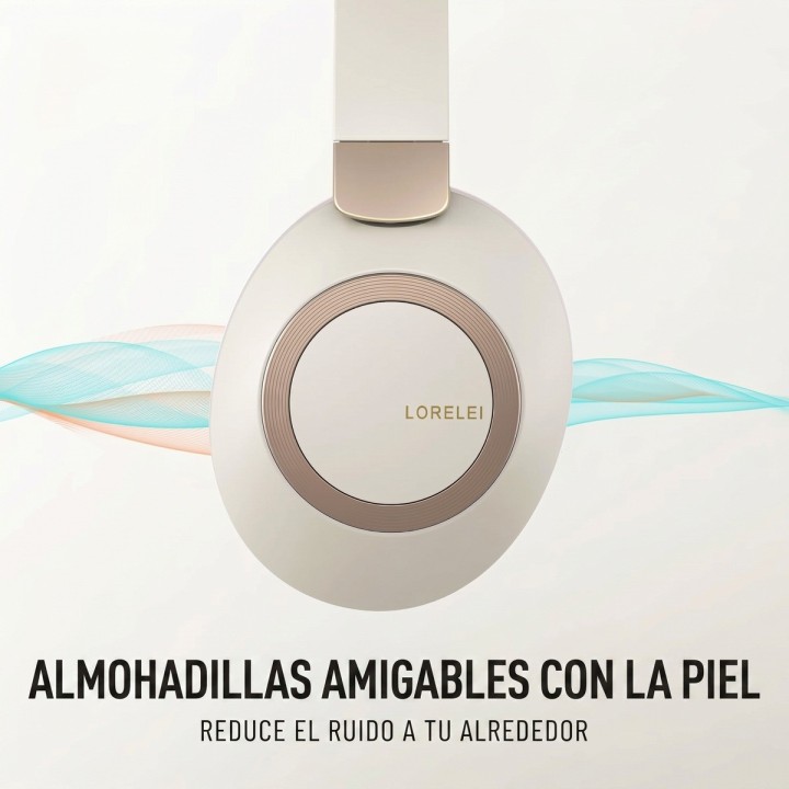 Audífonos Bluetooth 5.4 Diadema Plegable 40h Batería