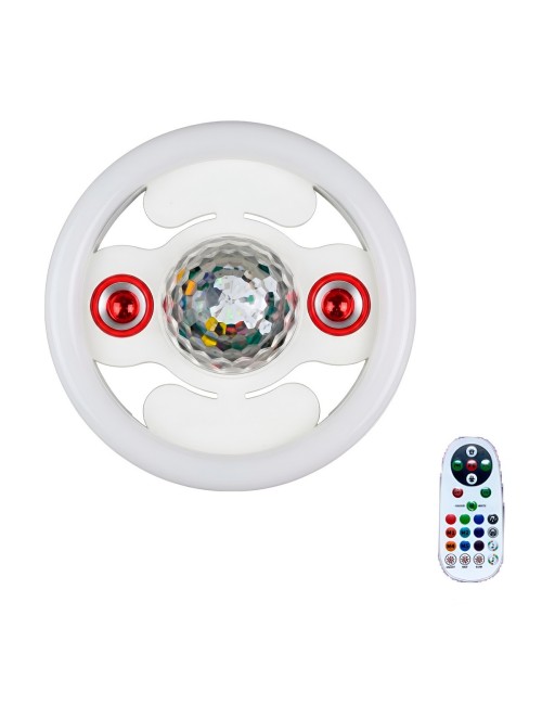 Bombillo Led Ovni Parlante Bluetooth Rgb Sensor Ritmo Musica