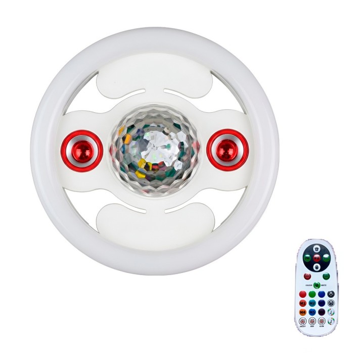 Bombillo Led Ovni Parlante Bluetooth Rgb Sensor Ritmo Musica