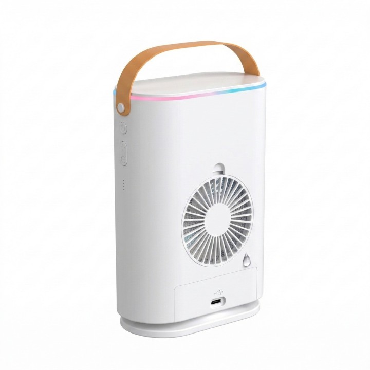 Enfriador Aire Portatil Humidificador Recargable Lenyes Usb