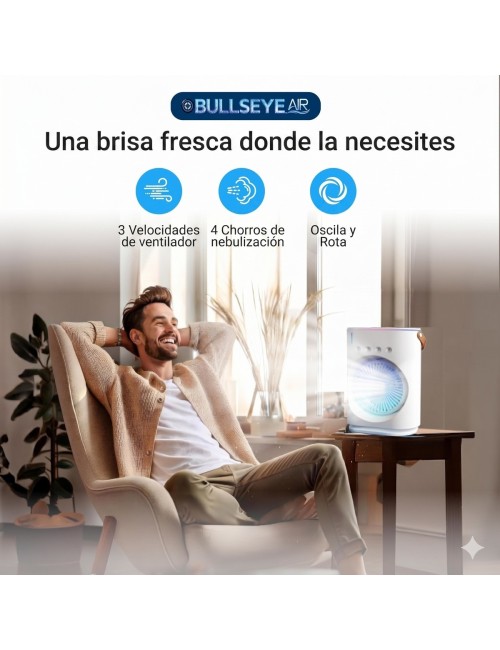 Enfriador Aire Portatil Humidificador Recargable Lenyes Usb