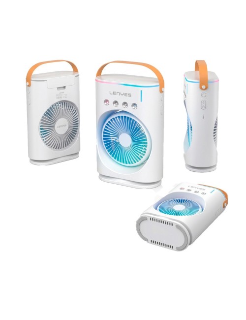 Enfriador Aire Portatil Humidificador Recargable Lenyes Usb