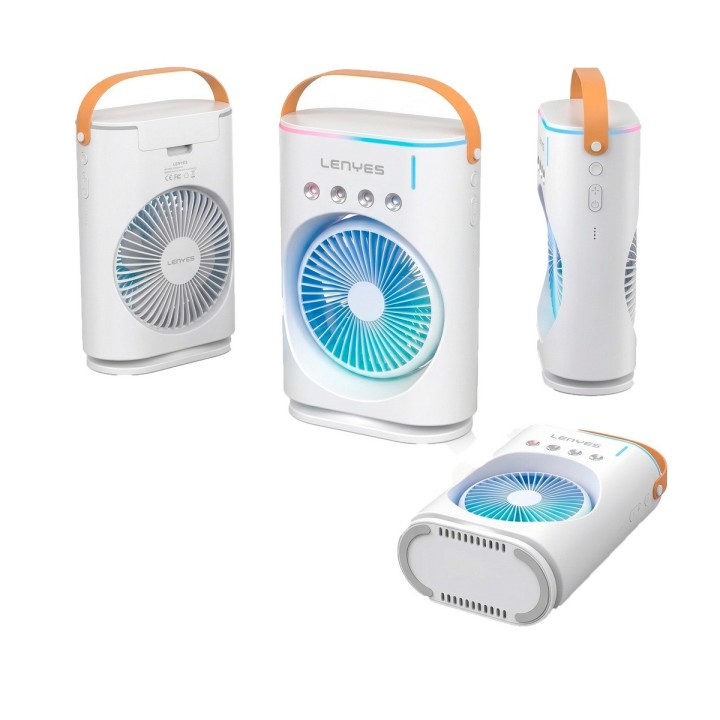 Enfriador Aire Portatil Humidificador Recargable Lenyes Usb